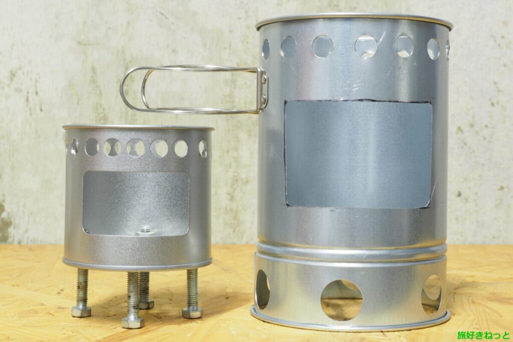 小型ウッドストーブを100均のもので簡単に自作した作り方2選